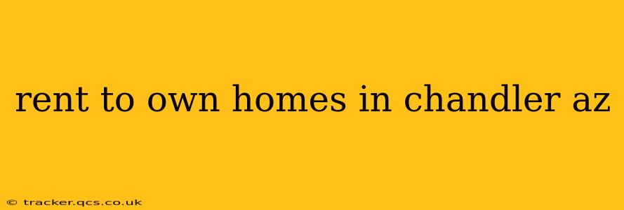 rent to own homes in chandler az