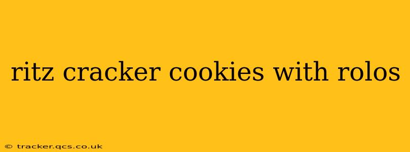 ritz cracker cookies with rolos