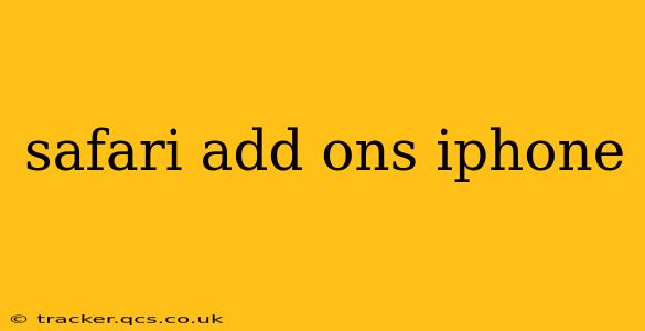 safari add ons iphone