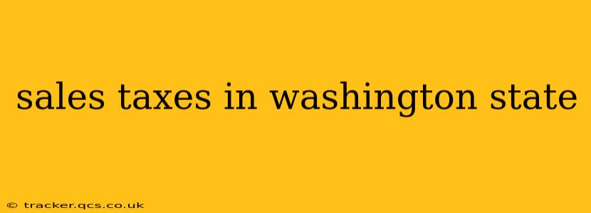 sales taxes in washington state