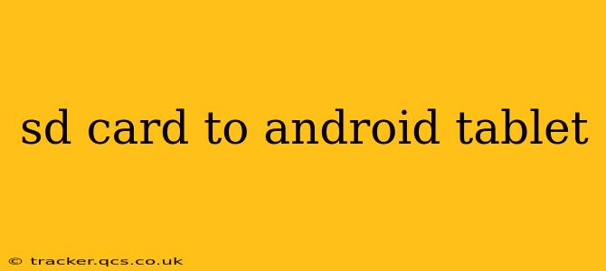 sd card to android tablet