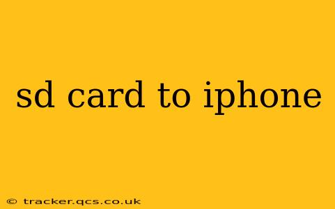 sd card to iphone
