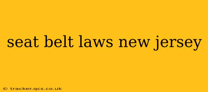 seat belt laws new jersey