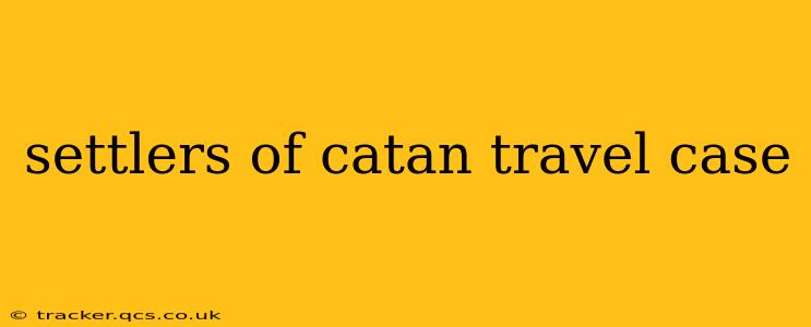settlers of catan travel case