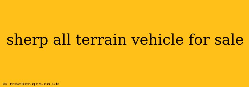 sherp all terrain vehicle for sale