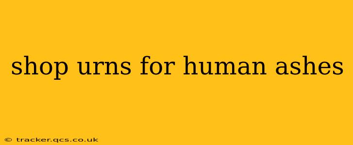 shop urns for human ashes