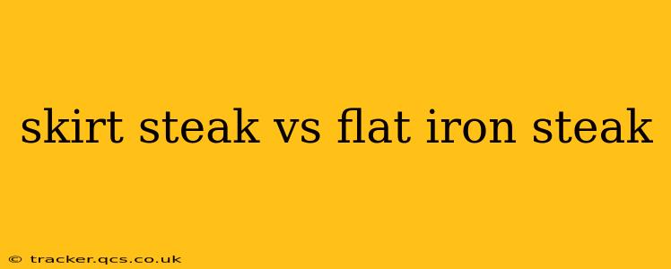 skirt steak vs flat iron steak
