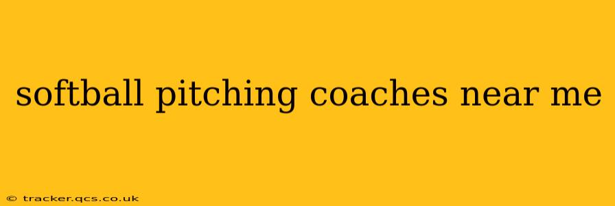 softball pitching coaches near me