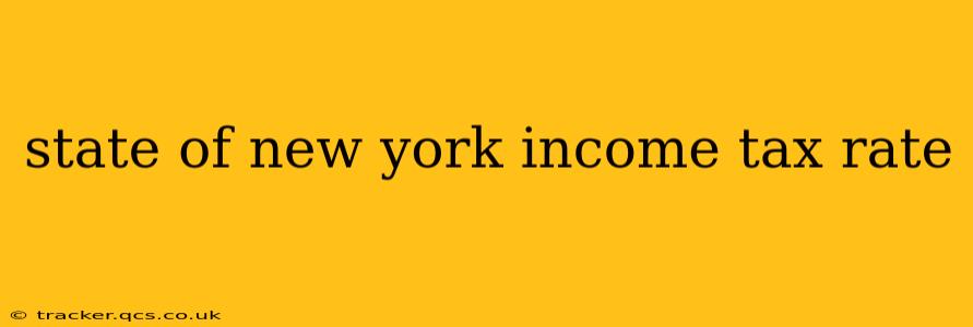 state of new york income tax rate