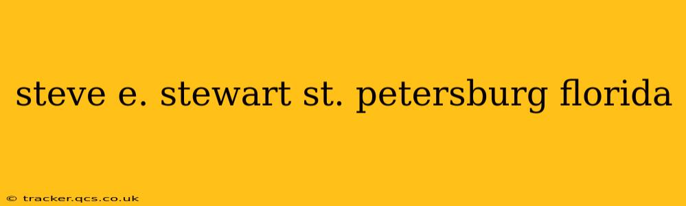 steve e. stewart st. petersburg florida