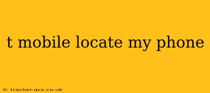 t mobile locate my phone