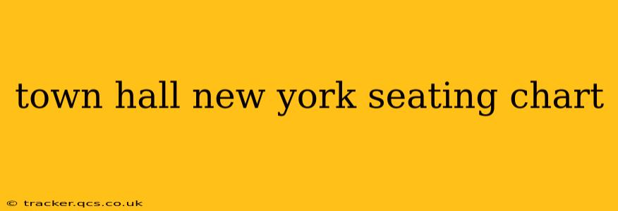 town hall new york seating chart