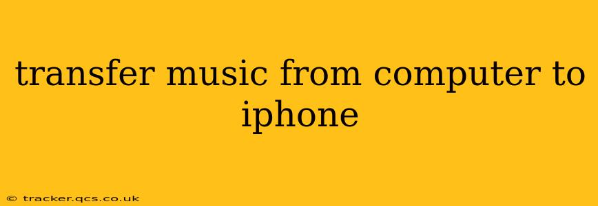 transfer music from computer to iphone