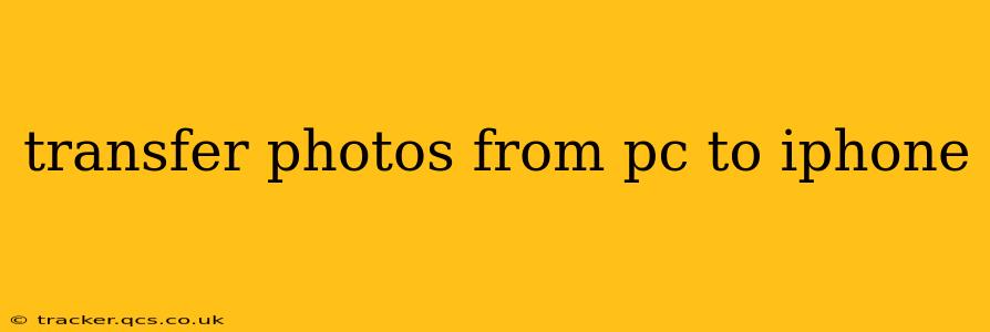 transfer photos from pc to iphone