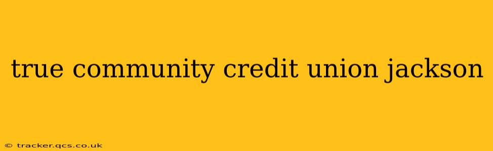 true community credit union jackson