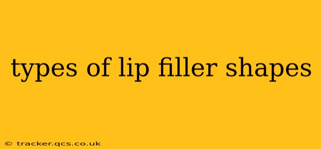 types of lip filler shapes