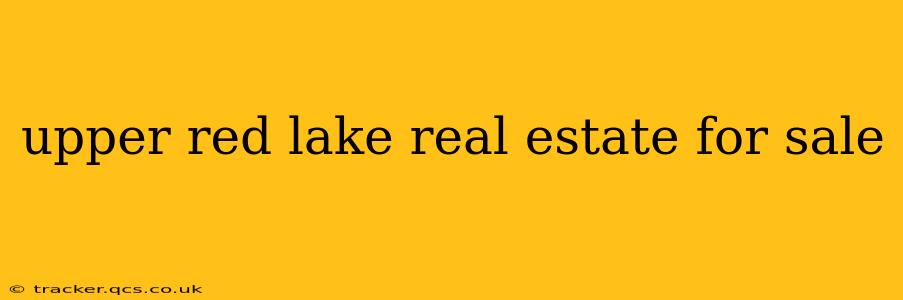upper red lake real estate for sale