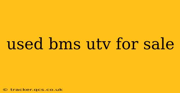 used bms utv for sale