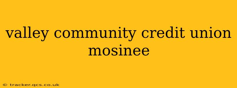 valley community credit union mosinee
