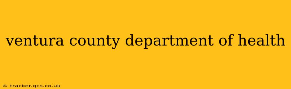 ventura county department of health