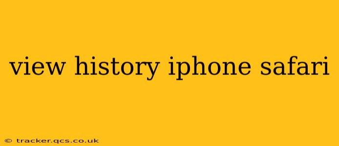 view history iphone safari