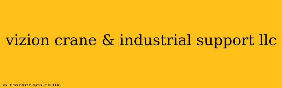 vizion crane & industrial support llc