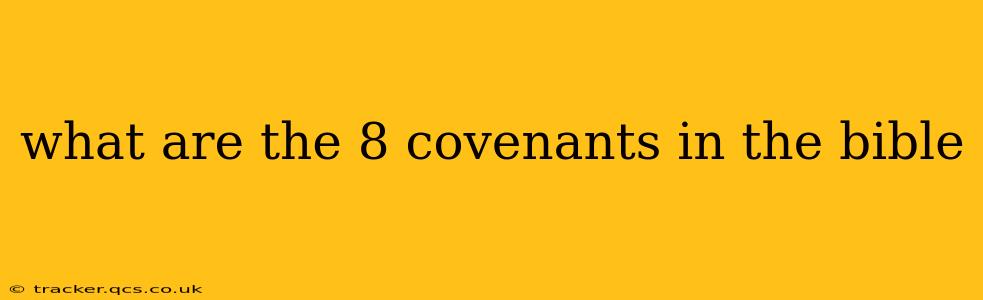 what are the 8 covenants in the bible