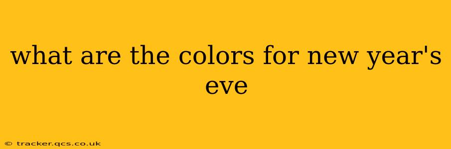 what are the colors for new year's eve