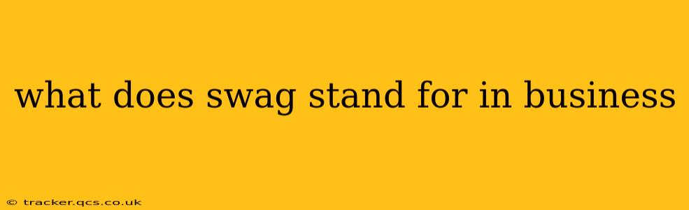 what does swag stand for in business