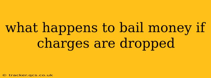 what happens to bail money if charges are dropped