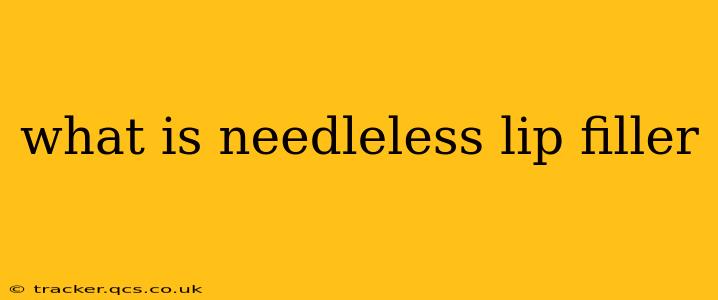what is needleless lip filler
