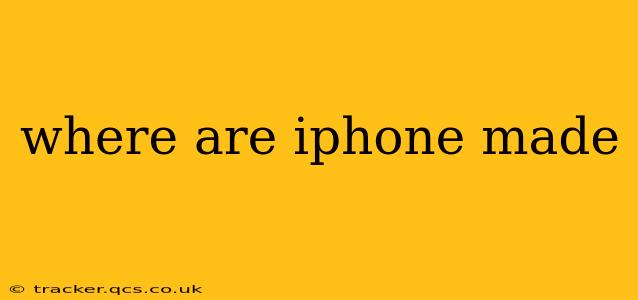 where are iphone made