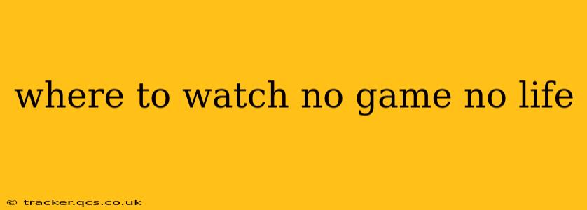 where to watch no game no life