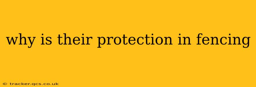 why is their protection in fencing