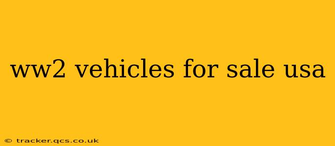 ww2 vehicles for sale usa