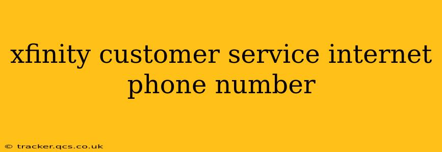 xfinity customer service internet phone number