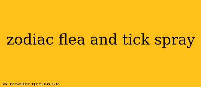 zodiac flea and tick spray